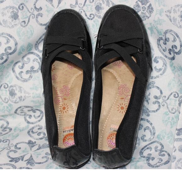 Earth Spirit‎ Gelron Black Patent Leather Shoes-Women's Size 9 US - Picture 5 of 8